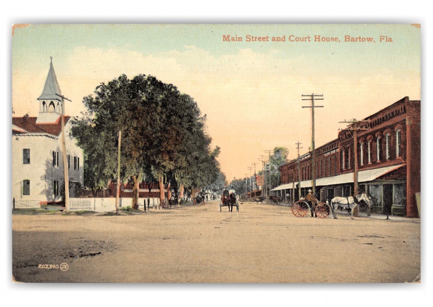 Bartow Florida Main Street and Court House