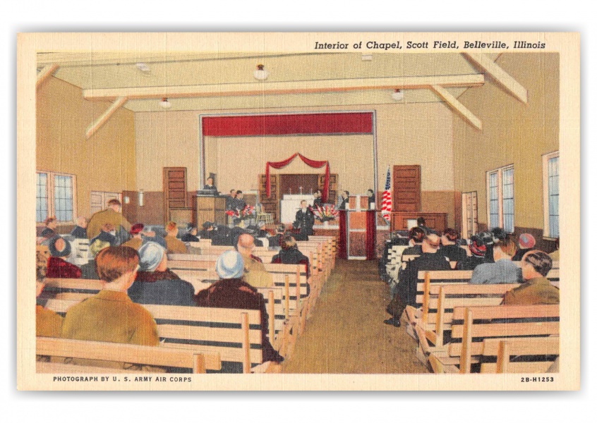 Belleville Illinois Scott Field Chapel Interior