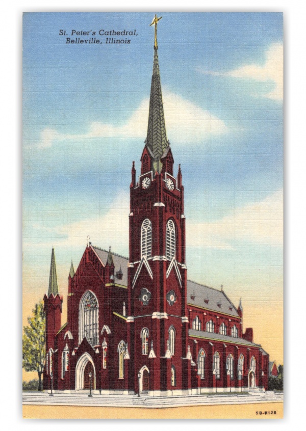 Belleville, Illinois, St. Peter's Cathedral | Vintage & Antique ...