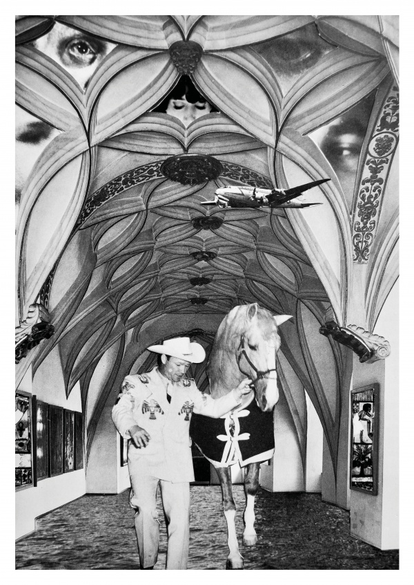 surrealistas en blanco y negro collage por Belrost vaquero