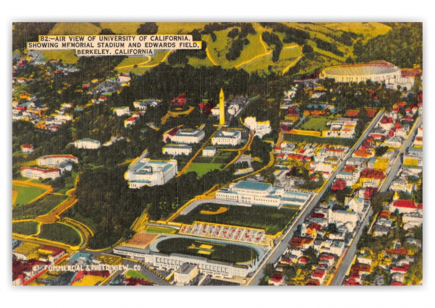 Berkeley, California, air view of University of California