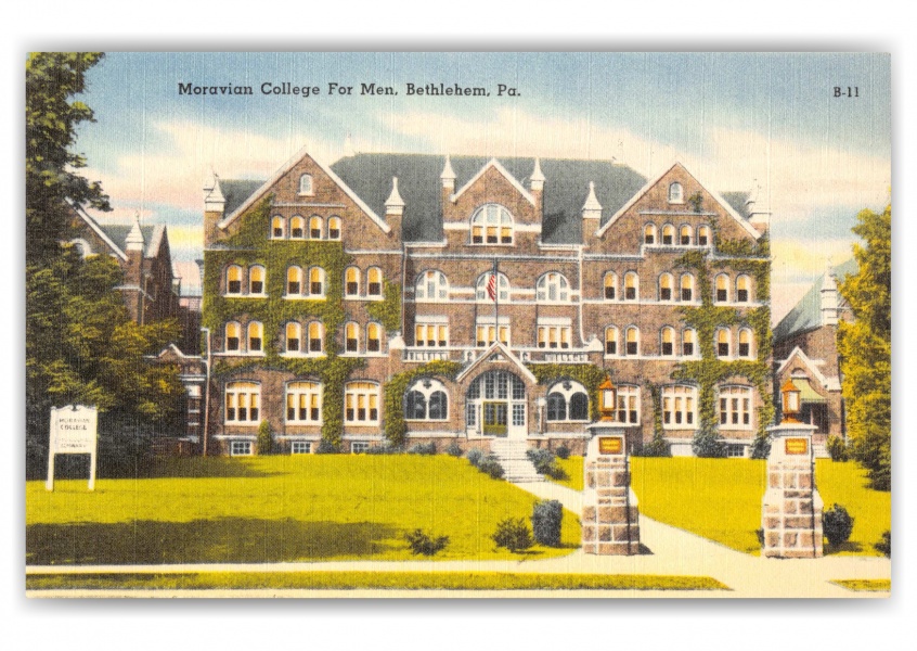 Bethlehem, Pennsylvania, Moravian College for Men | Vintage & Antique ...