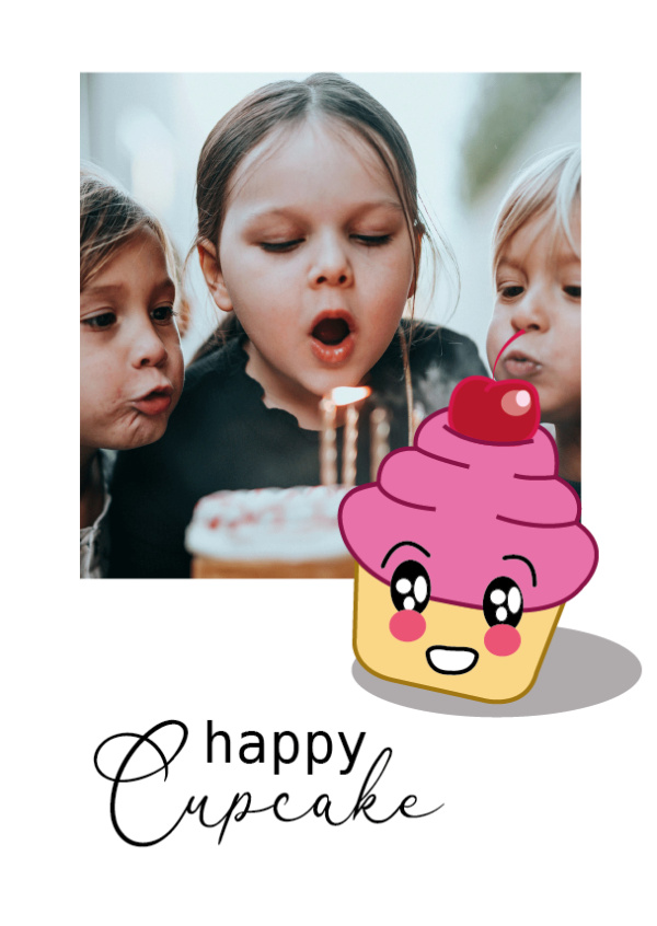 Cupcake feliz