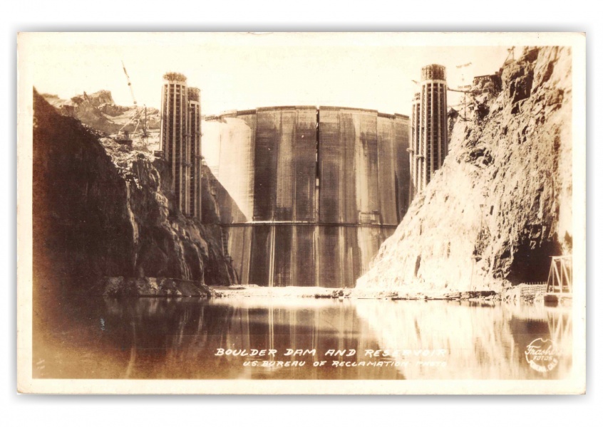 Boulder Dam Colorado Reservoir Scenic View