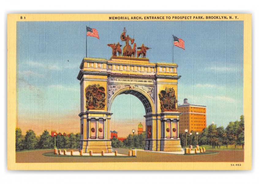 Brooklyn, New York, memorial Arch, Prospect Park entrance