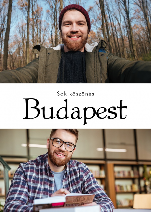 Budapest hälsningar på ungerska
