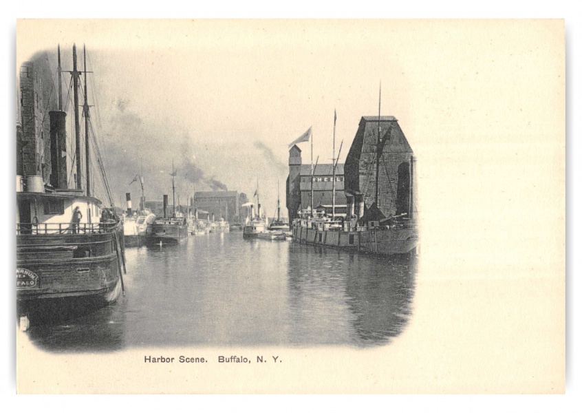 Buffalo, New York, Harbor scene