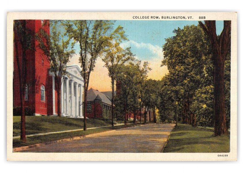 Burlington, Vermont, College Row