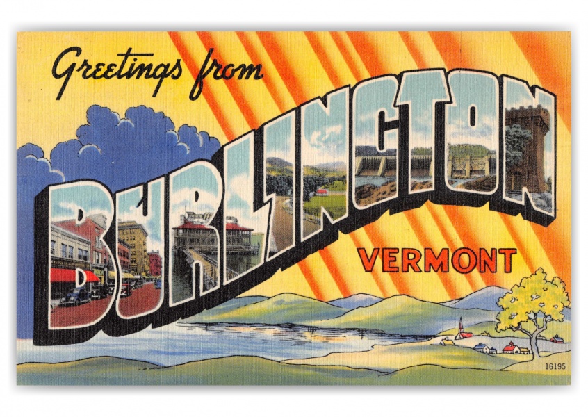 Burlington, Vermont, Greetings from