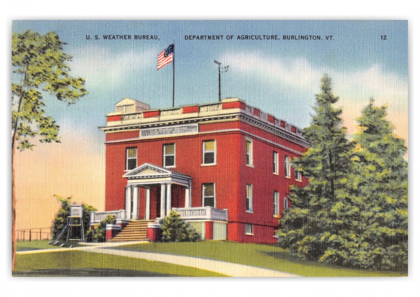 Burlington, Vermont, US Weather Bureau, Department of Agriculture