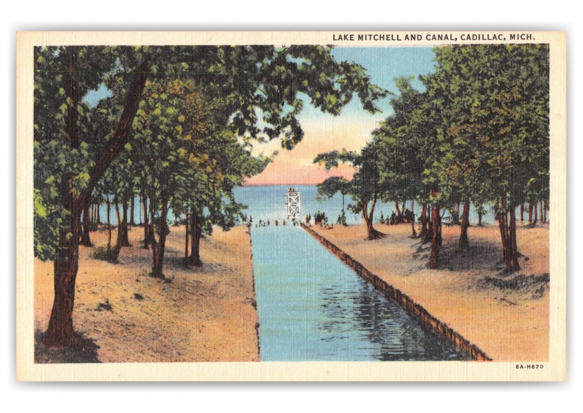 Cadillac, Michigan, Lake Mitchell and Canal