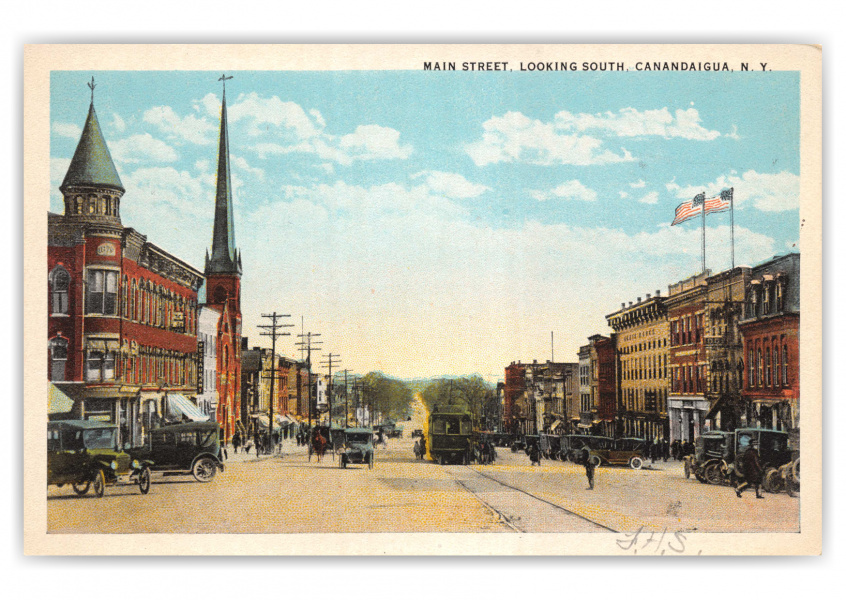 Canandaigua, New York, Main Street looking south