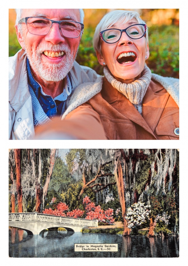 Charleston, South Carolina, Bridge in Magnolia Gardens