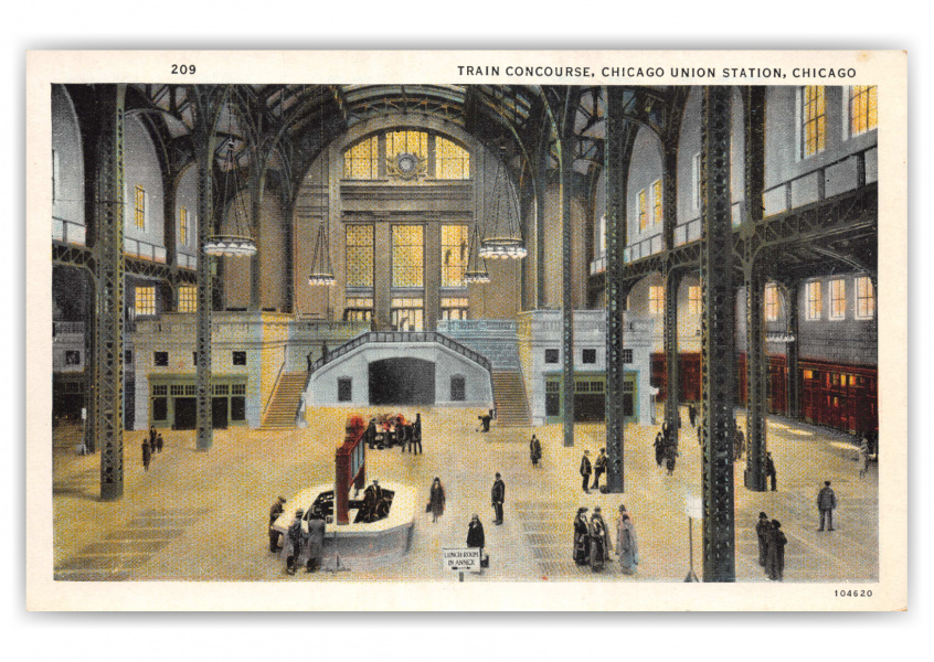 Chicago, Illinois, Train Concourse union station