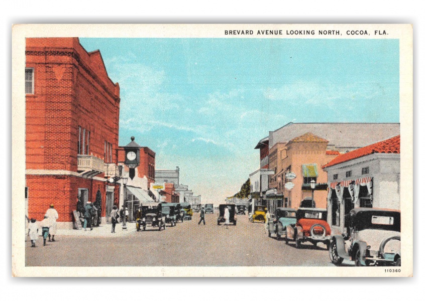 Cocoa Florida Brevard Avenue Looking North