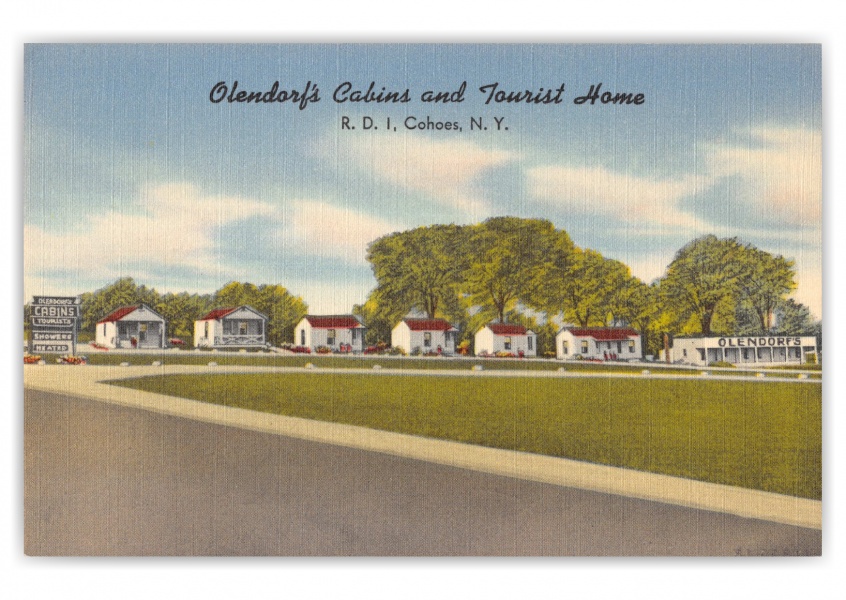 Cohoes, New York, Olendorf's Cabins and Tourist Home