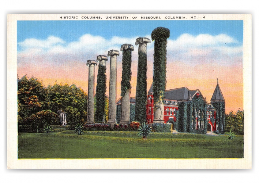 Columbia, Missouri, Historic Columns, University of Missouri