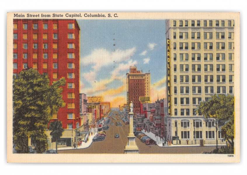 Columbia, South Carolina, Main Street from Capitol