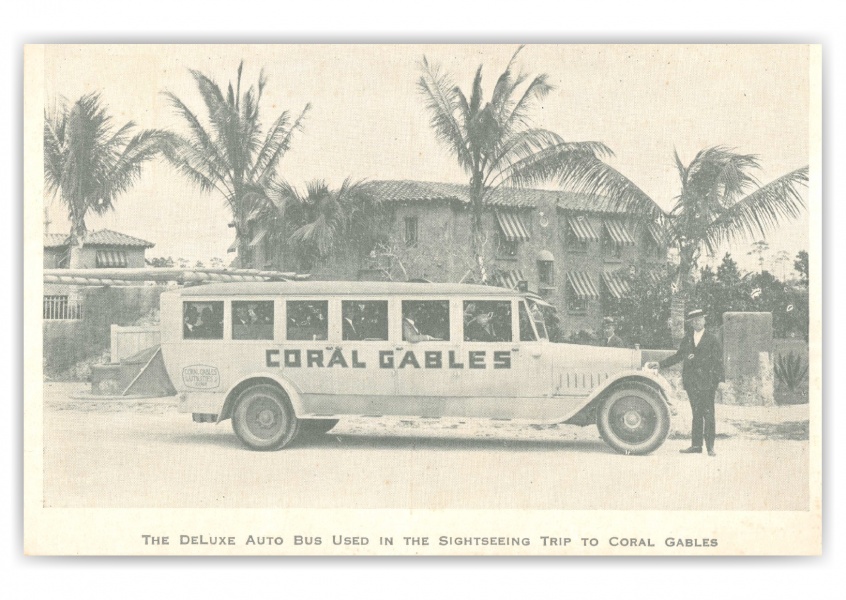 Coral Gables, Florida, Delux auto bus