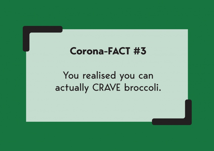 vykort säger Corona-fakta #3