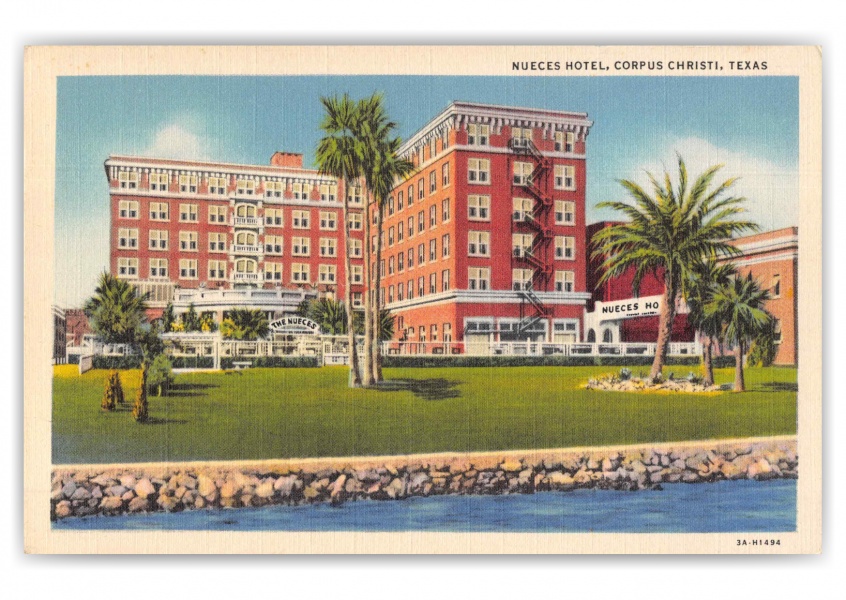 Corpus Christi Texas Nueces Hotel from Water