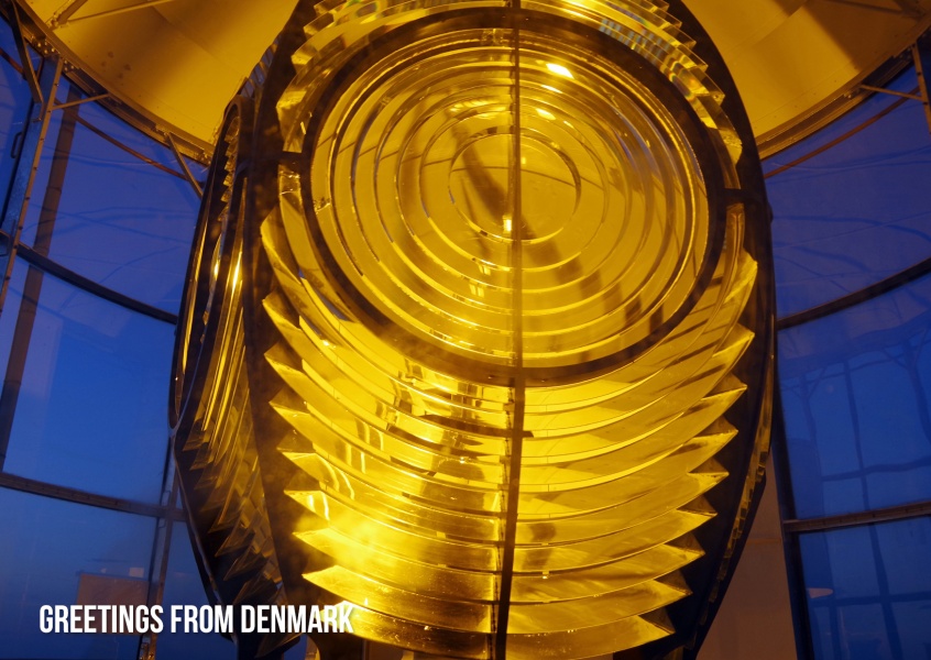Salutations de Danemark phare Blaavandshuk