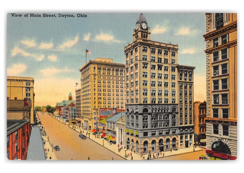 Dayton, ohio, view of Main Street