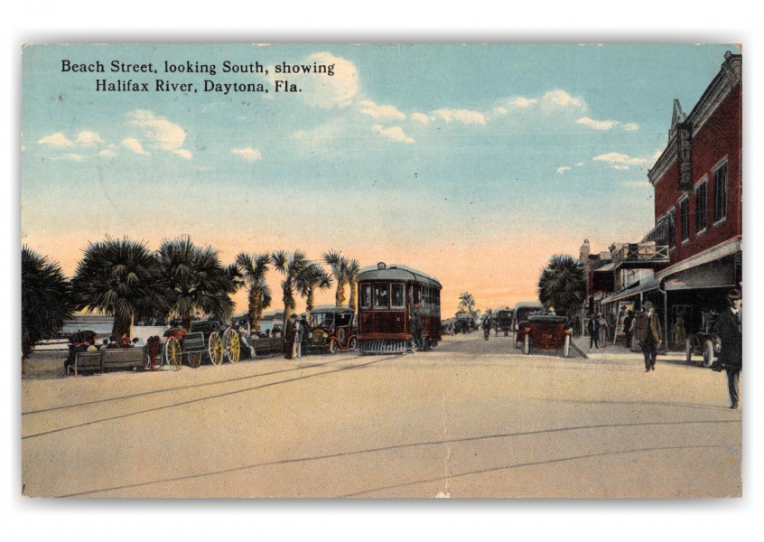 Daytona Florida Beach Street Looking South Halifax River