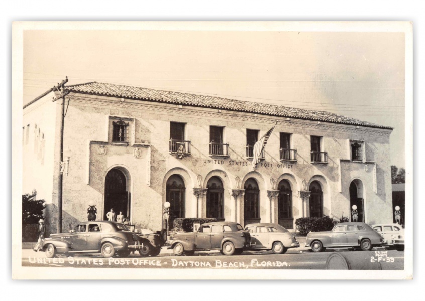 Daytona Florida Post Office Vintage Grußkarten 🗺 📷 🎠 Echte Postkarten online versenden