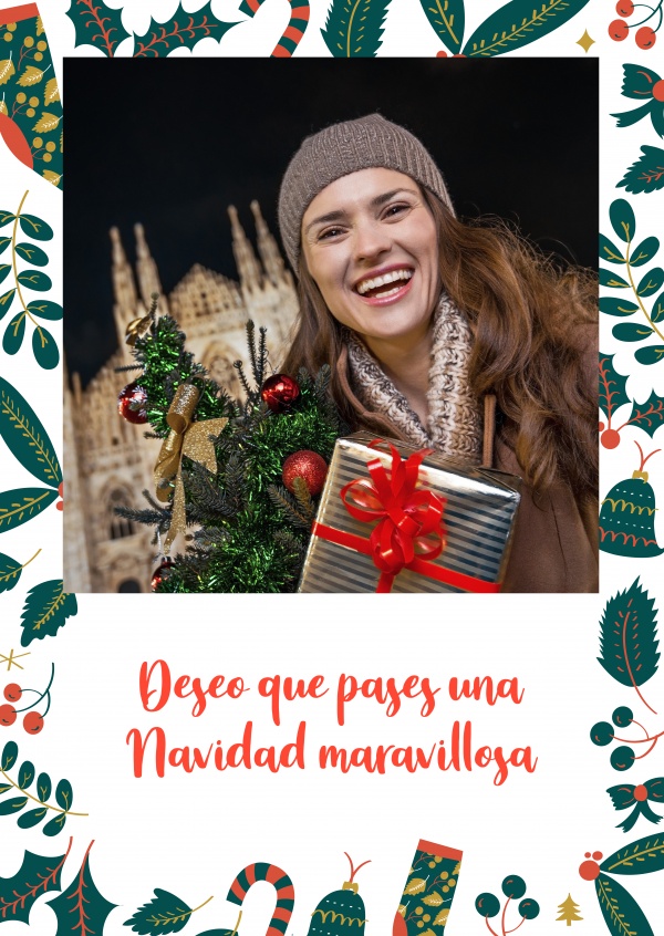 DESEO QUE PASES UNA NAVIDAD MARAVILLOSA