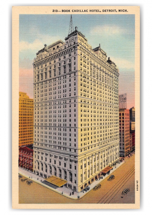 Detroit Michigan Book Cadillac Hotel | Vintage & Antique Postcards 🗺 📷 ...