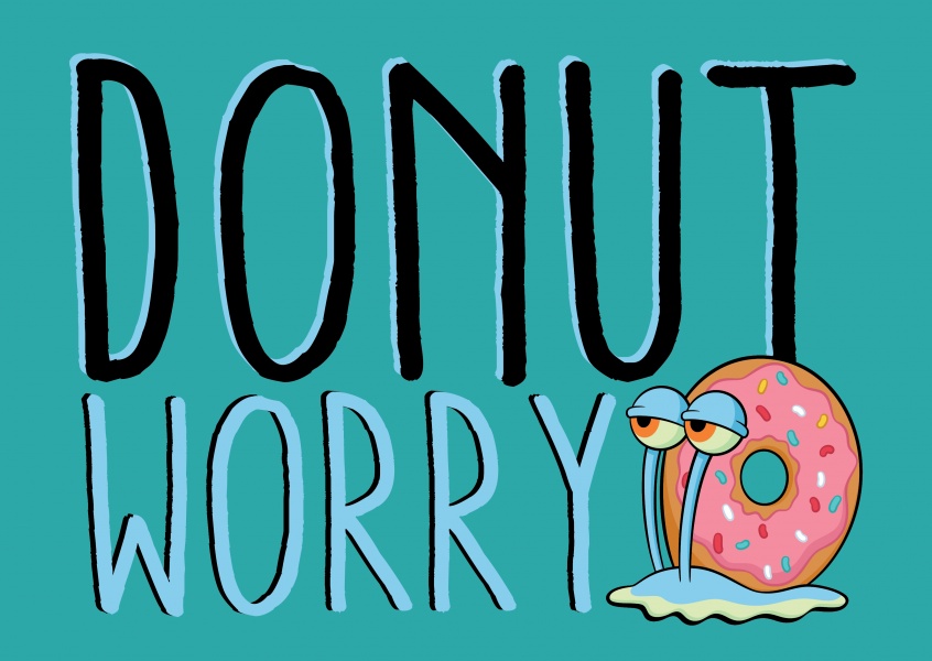 Donut worry - Spongebob characters, Gary the snail