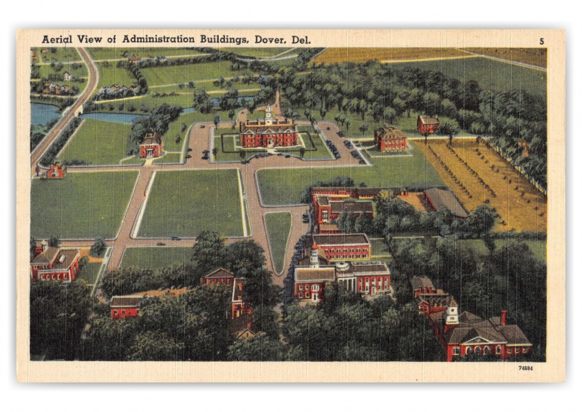 Dover, Delaware, Administration Buildings air view