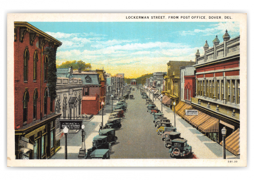 Dover, Delaware, Lockerman Street from post Office