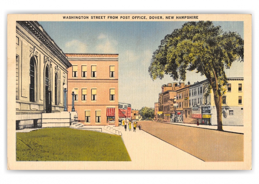 Dover, New Hampshire, Washington Street front Post Office