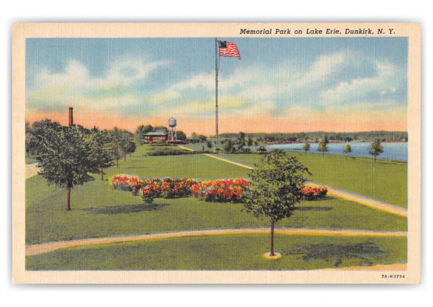 Dunkirk, New York, memorial Park, Lake Erie