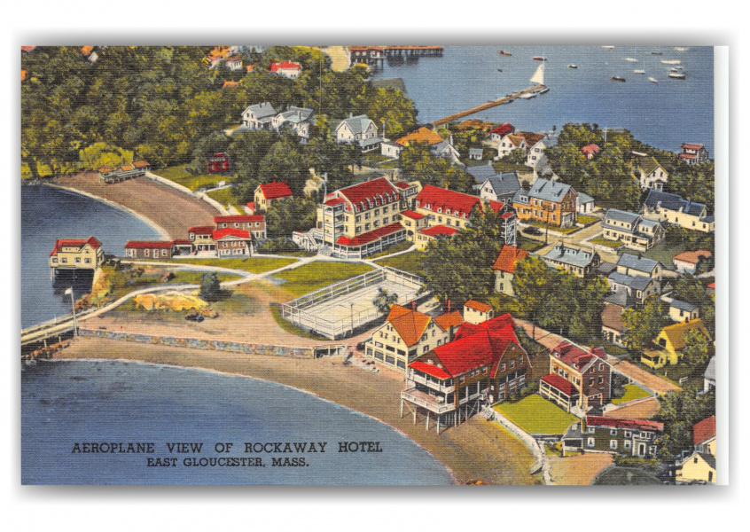 East Gloucester, Massachusetts, Rockaway Hotel from the air