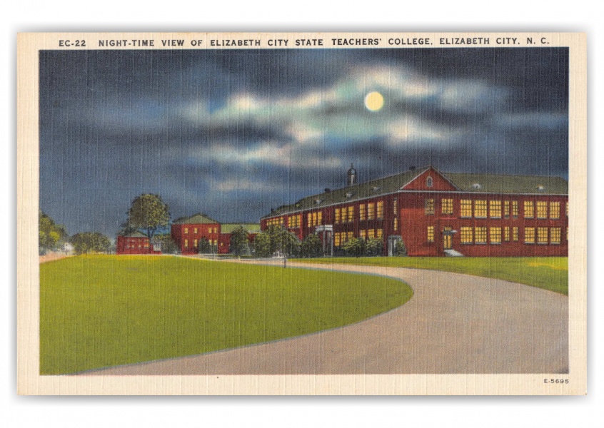 Elizabeth City, North Carolina, Elizabeth City State Teachers College at night