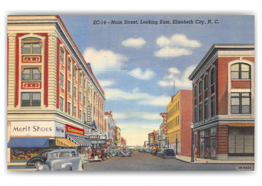 Elizabeth City, North Carolina, Main Street looking east