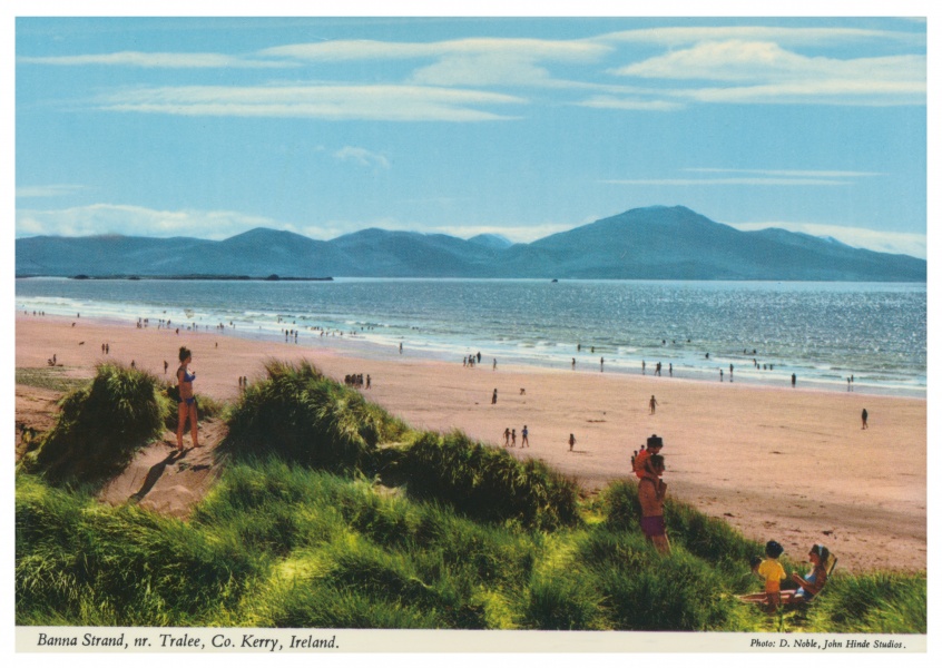 O John Hinde Arquivo de fotos de Banna Strand, de Kerry, na Irlanda