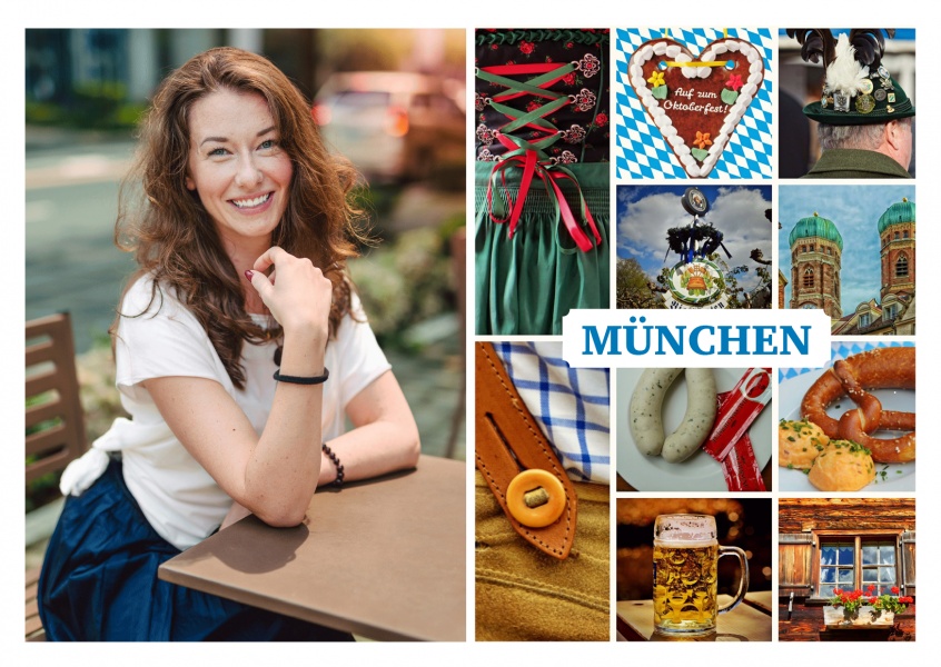 photo collage de varias fotos de Munich