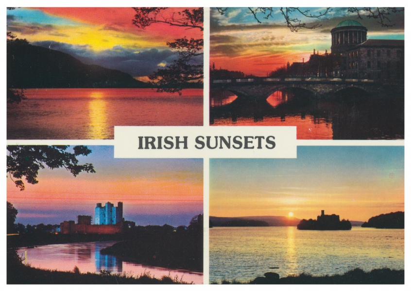 John Hinde photo d'Archive Irlandais couchers de soleil