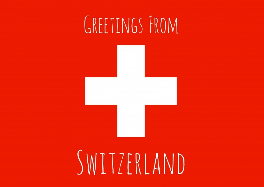 graphique drapeau Suisse