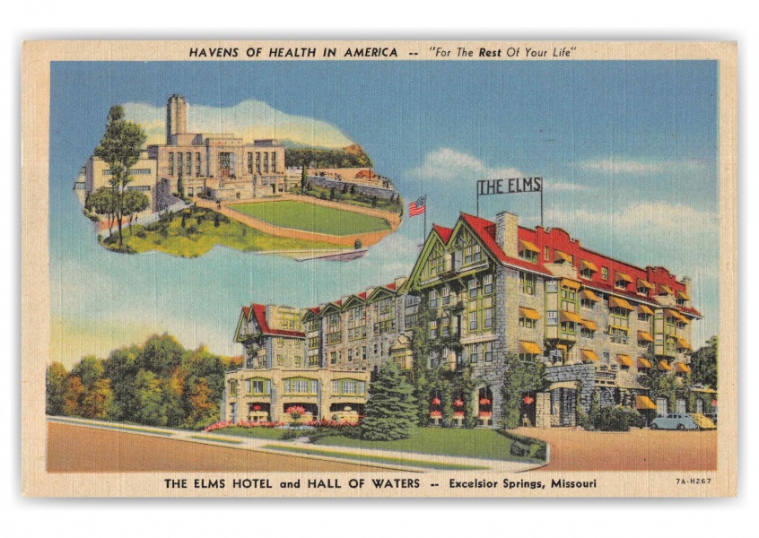 Excelsior Springs Missouri The Elms Hotel and Hall of Waters