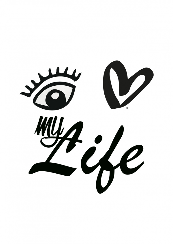 Eye Love My Life Statements Quotes Kaarten Echte Ansichtkaarten Online Verzenden