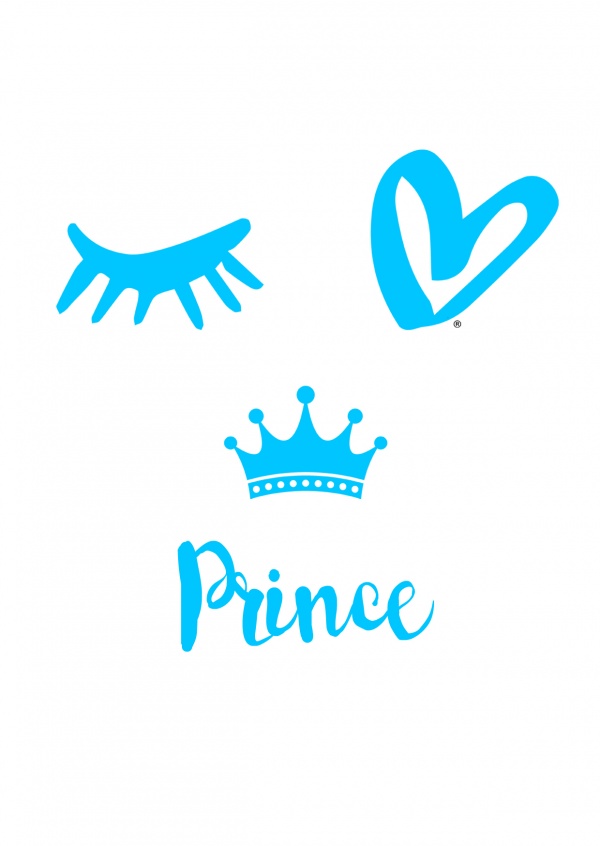 Eye-love prince blau und weiß
