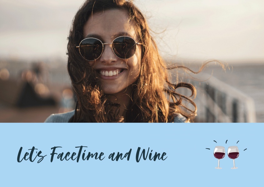 Permite Facetime y el vino