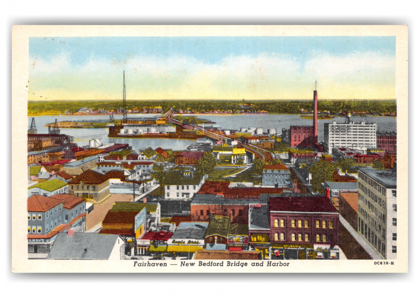 Fairhaven, Massachusetts, New Bedford Bridge and Harbor