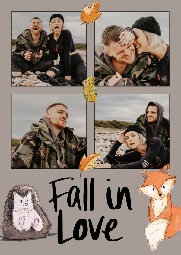 postcard Fall in love