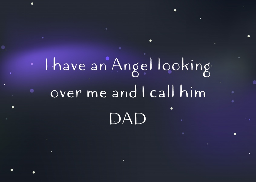 An angel of daddy Father of